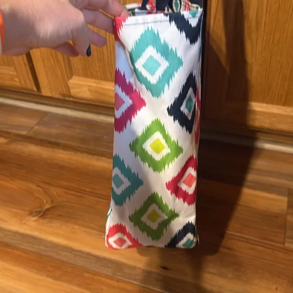 Thirty-One 31 Tall Organizing Tote Candy Corners Zip Top - Picture 6 of 15